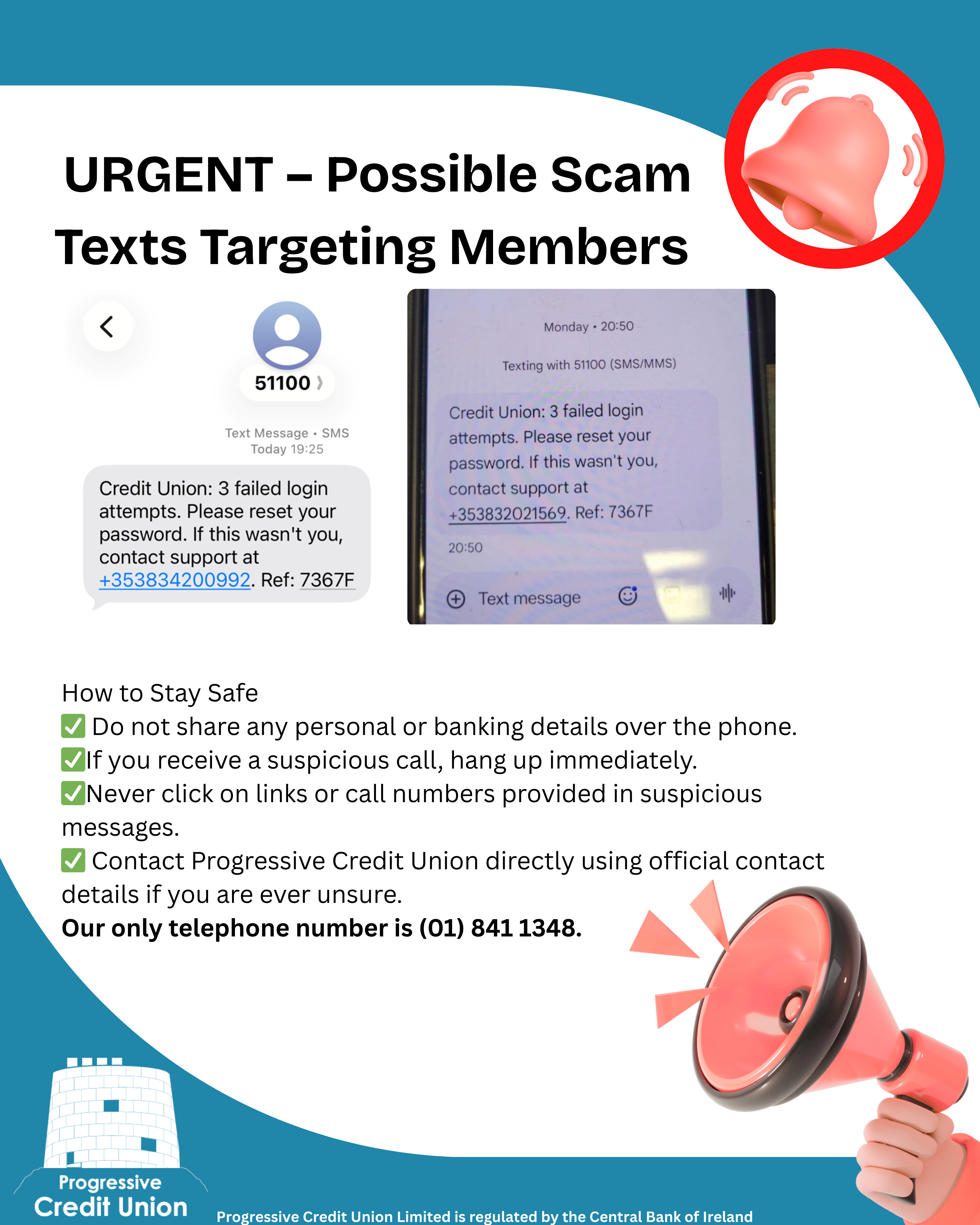 Fraud Alert: Scam Text Messages Circulating