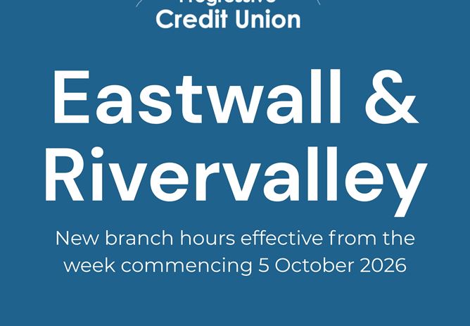 New Opening Hours – East Wall & Rivervalley Branches