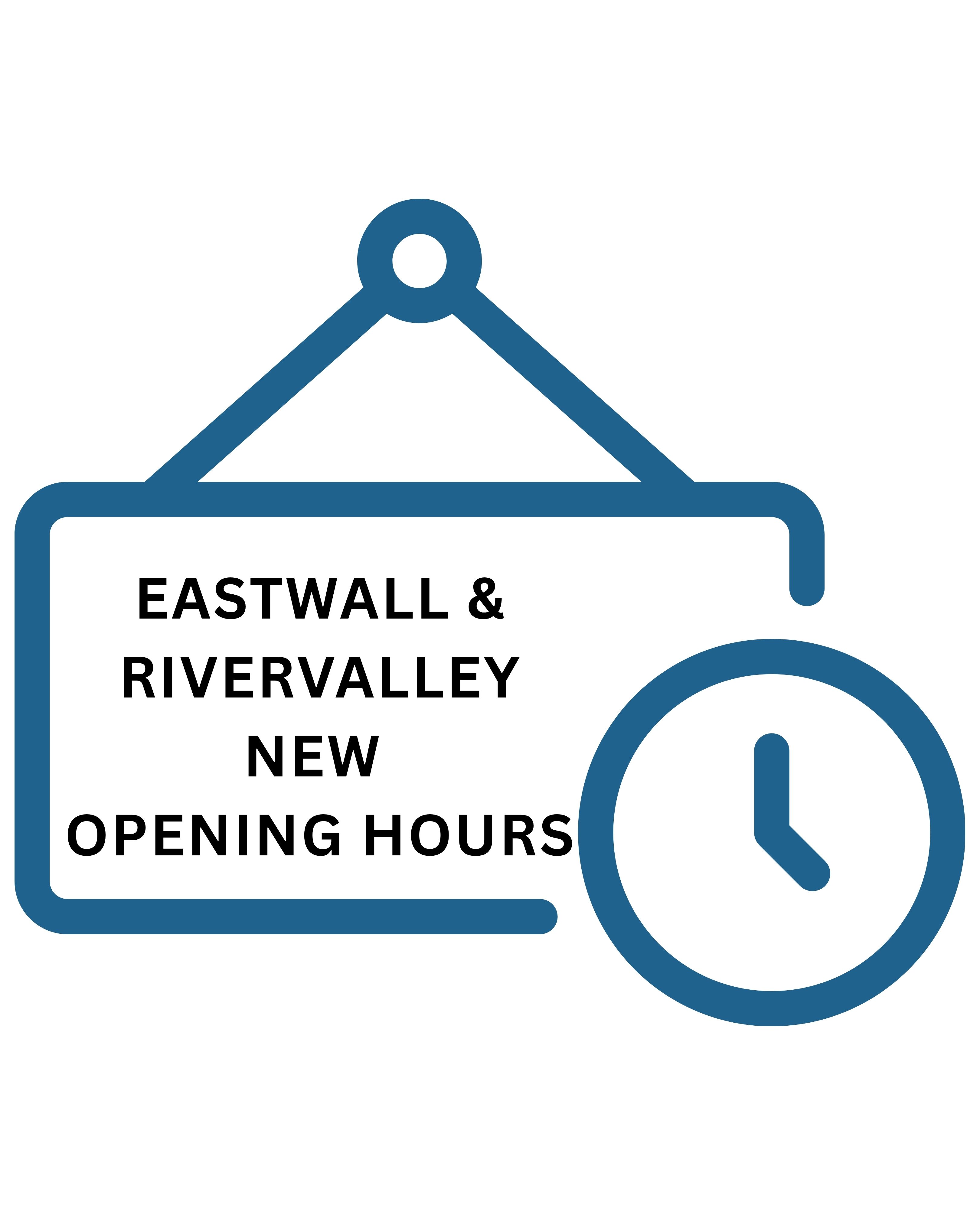 New Opening Hours – East Wall & Rivervalley Branches