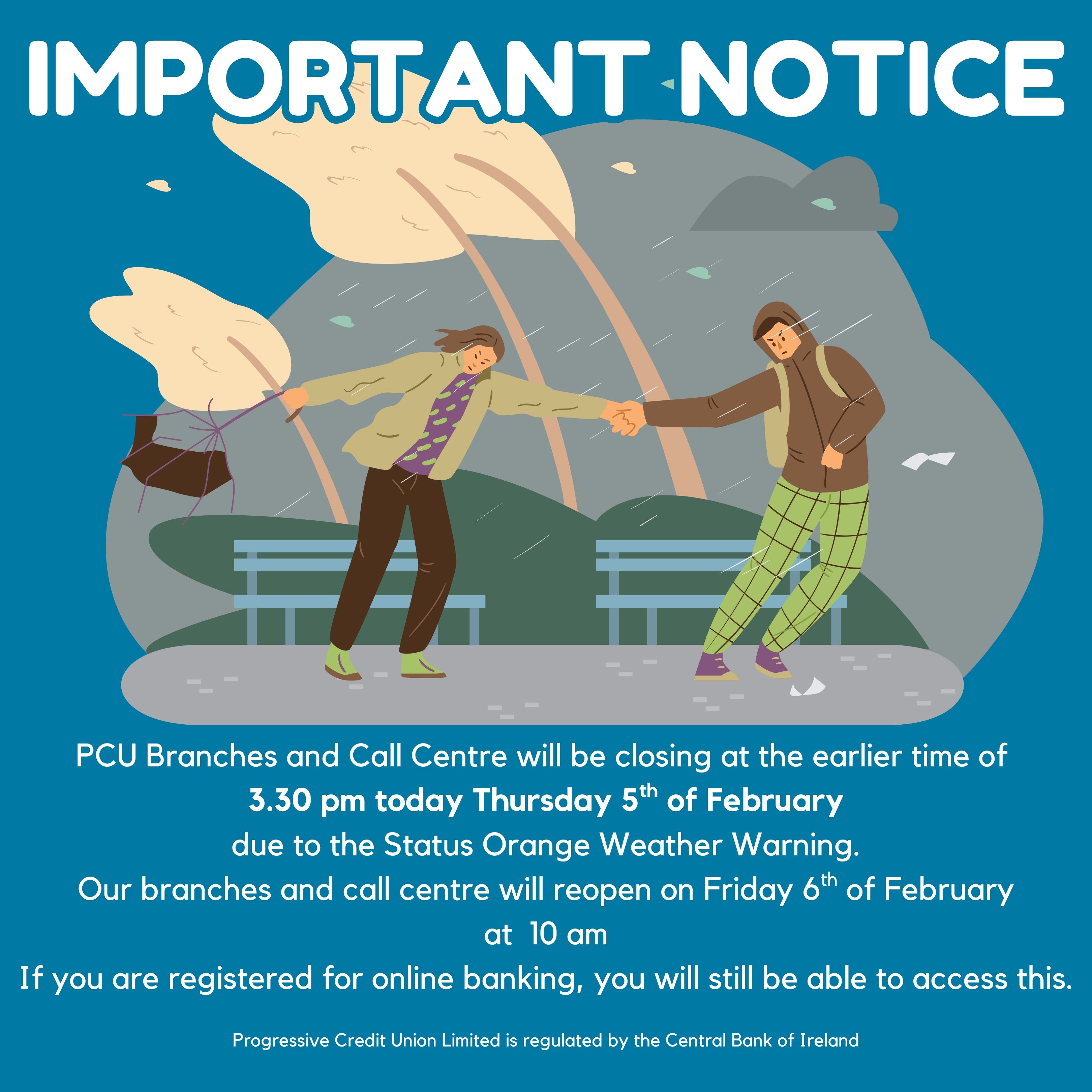 Early Closure Notice 05/02/2026